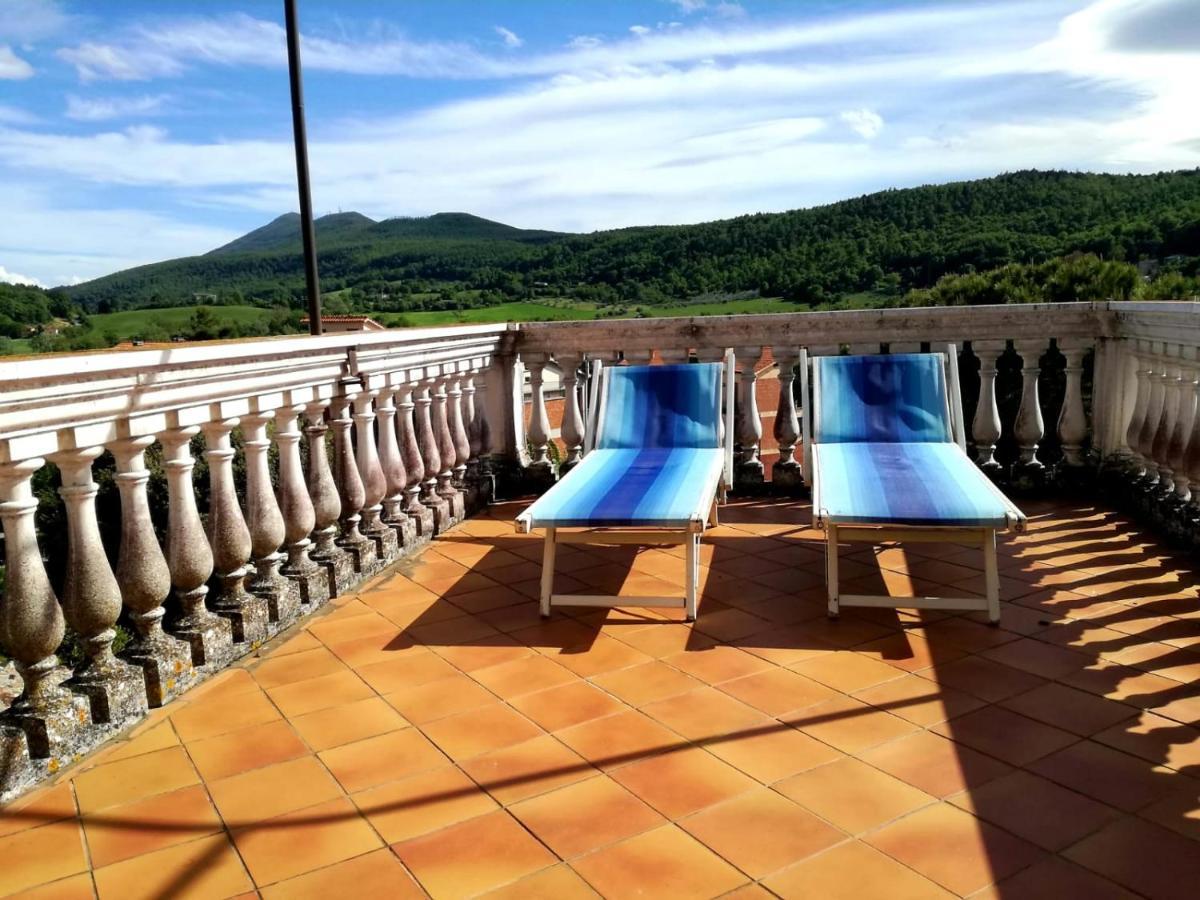 Mansarda Con Solarium Panoramico Su Centro Storico Di Sarteano Vicino Alle Famose Terme Della Val D'Orcia Leilighet Eksteriør bilde